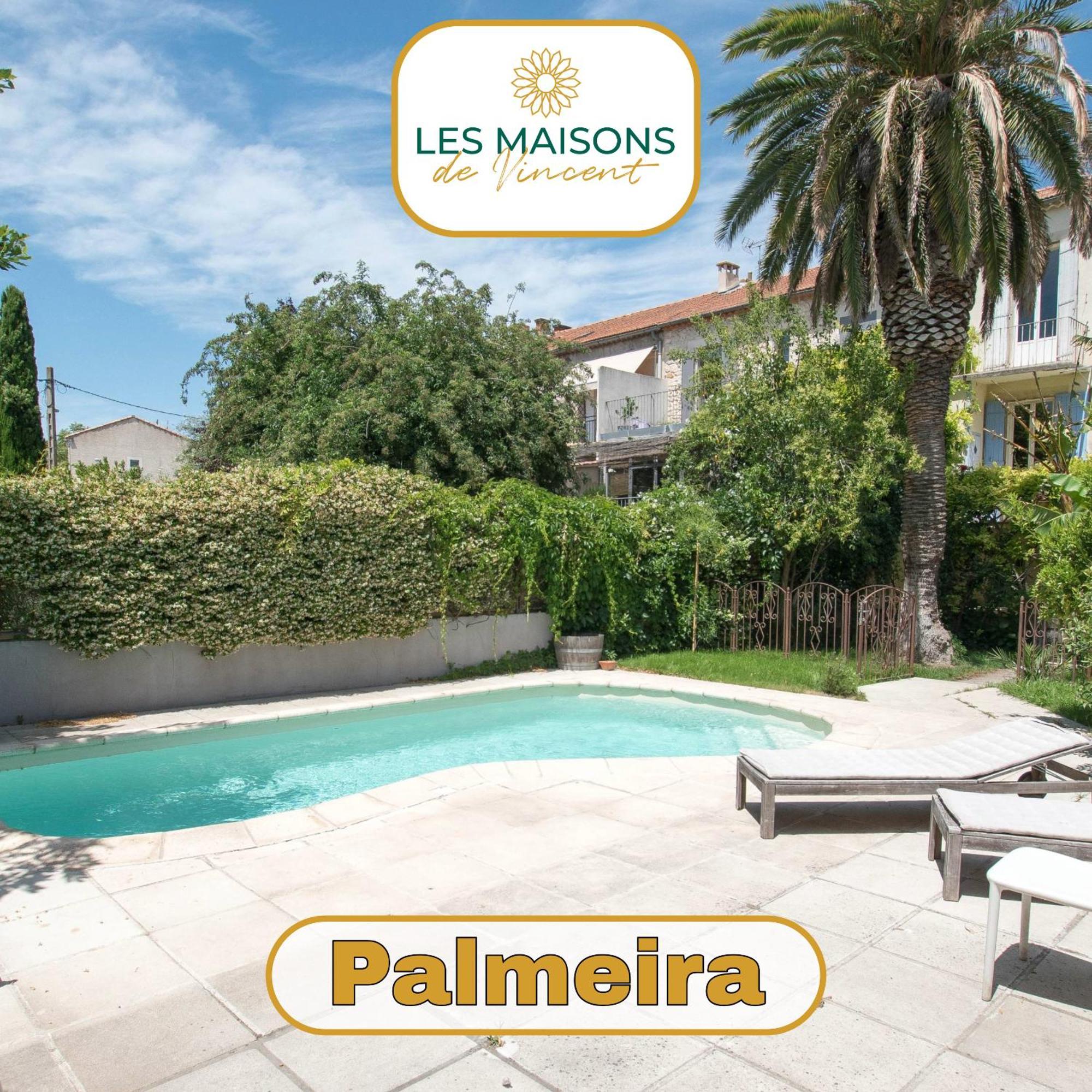 Palmeira, Piscine - Parking - Clim アルル エクステリア 写真